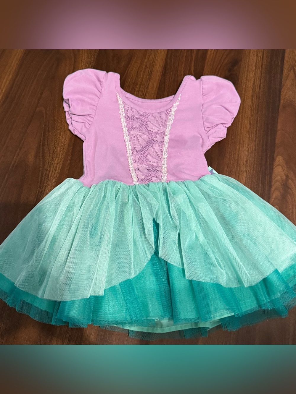 Baby girl Disney Ariel dress